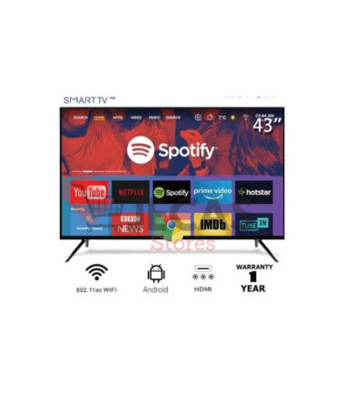 Sonix 43 Inches Super HD Android Smart Frameless TV + Wall Hanger