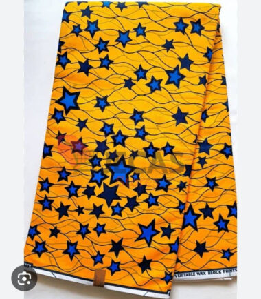 100% COTTON STAR WAX FABRIC