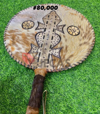 Chieftaincy Hand Fan. AKUPE -ABEBE