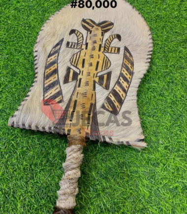 Chieftaincy Hand Fan. AKUPE -ABEBE.