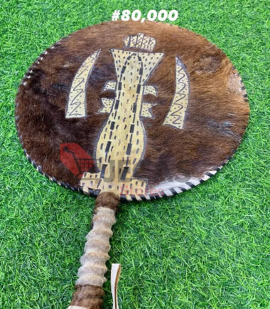 Chieftaincy Hand Fan. AKUPE -ABEBE.