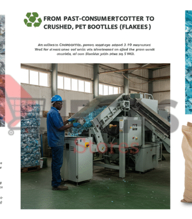 Crushed Plastic Bottles (PET)