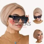 ELEGANT HAIR WRAP AND SUNSHIELD GLASSES