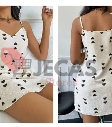 HEART PRINT CAMI NIGHTGOWN