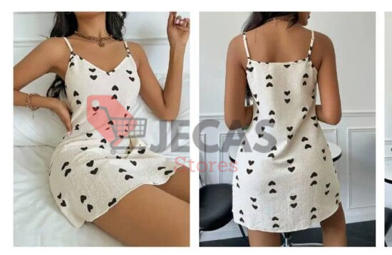 HEART PRINT CAMI NIGHTGOWN