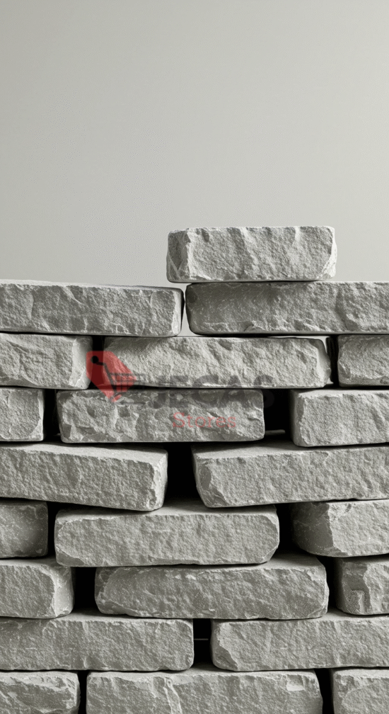 Fine industrial limestone powder for cement, soil treatment, and manufacturing