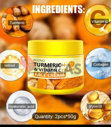 ROZINO TUMERIC AND VITAMIN C FACE CREAM