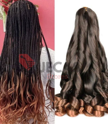 SOFT SILKY TEXTURE FRENCH TWIST BRAIDED HAIR EXTENSION 24''