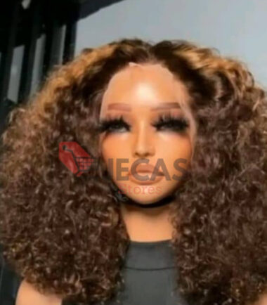 WIGS XTRA FULL SDD PIANO FULL FRONTAL SUM CURLS .100% HUMAN HAIRS 16''