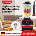 SILVERCREST 2L Industrial 8500W Food Crusher Blender With one Jar - black