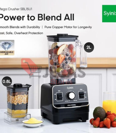 2L Mega Crusher 1500W Heavy Duty Industrial/ Multipurpose Blender -Pure Copper Motor