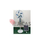 18“ Fan Rechargeable Standing Fan With SolarPanel+free gift inside