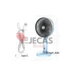 Rechargeable Hand Fan with phone holder function