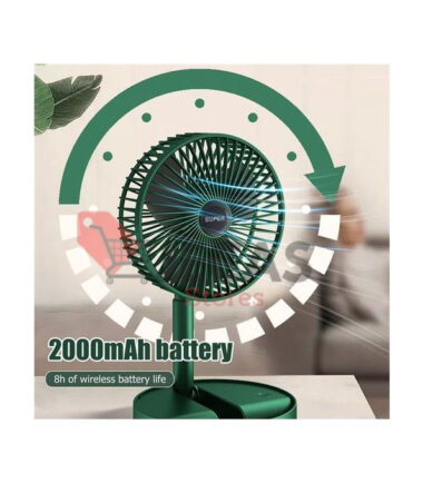 Rechargeable Fans Desk Fan Foldable Household Fans Office Fan USB Charge Strong Wind 3 Gear Adjustable