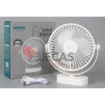 Rechargeable Table Fan With Hanger 6 Inches