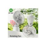 Rechargeable Rotating Fan With Moon Light