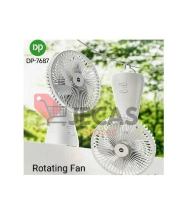 Rechargeable Rotating Fan With Moon Light