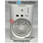 Rechargeable Fan With Water Cooling And Night Light-(7688)
