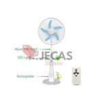 Rechargeable Standing Fan 18inch with LED & Remote