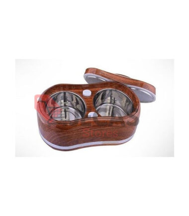 Insulated Twin Food Flask – Stainless Steel