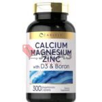 Carlyle Magnesium Vegetarian Supplement with Calcium Zinc Vitamin D3 and Boron