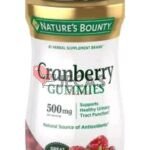 Nature Bounty Cranberry Gummies for Urinary Track Health