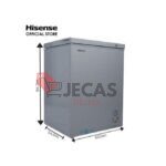 Hisense 142 Litres Chest Freezer With Power Indicator Function (180SH) - Silver + One Year Warranty.