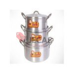 PICASSO - Set Of 3 Aluminium Pots