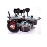 Sumo 3 Set Cooking Pots And Fry Pan With Cooking Spoon