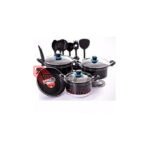 Sumo 3 Set Cooking Pots And Fry Pan With Cooking Spoon