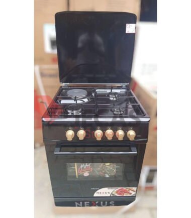 Turkish made 60x60 3 gas durable powerful burners & 1 electric hotplate with inbuilt oven & grill
