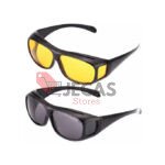 2 In 1 HD Vision Night Driving Eyeglasses, 2 Pcs