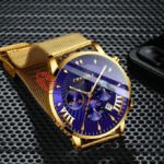 Men Fashion Wristwatch - Gold