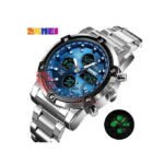 1389 Quartz Men Fashion Luminous Multi-functional Three Time Watch