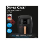 8L Silver Crest Airfryer With Big Bowl - Extra Large
