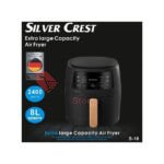 8L Silver Crest Airfryer With Big Bowl - Extra Large