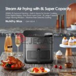 NutriFry Max 8L 2000W Air Fryer Grey