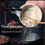 Multifunctional Stainless Steel Electric Grain Grinder-Compact Kitchen Grinder For Grains And Herbs, Dry Grinding.