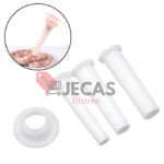 1set Meat Grinder Funnels Nozzles with Base Filling Meat Tubes DIY Sausage Maker Filling Funnel Sausage Stuffer Filling Tubes