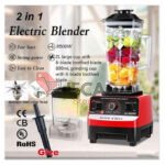2L Industrial 8500W Food Crusher Blender With 2 Jar