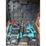 4 In1 Cordless Battery Combo Kit Drill Machine, Grinder