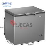 THERMOCOOL 200 Litres Chest Freezer (HTF-200) - Silver + 3 Years Warranty