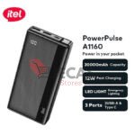 PowerPulse 20000mAh 12W Fast Charging Power Bank – Dual USB & Torchlight