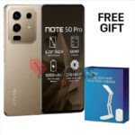 Note 50 Pro 6.78" 8GB RAM/ 256GB ROM Android 14- Titanium grey plus free foldable lamp and speaker