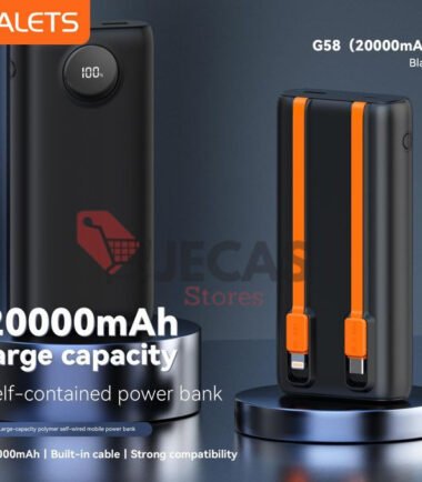 20000mAh Power Bank 22.5W Fast Charging Portable Charger with Cable（High Capacity）