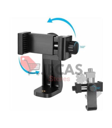Tripod Phone Holder Clip 360 Rotation Mount Stand (CLAMP)