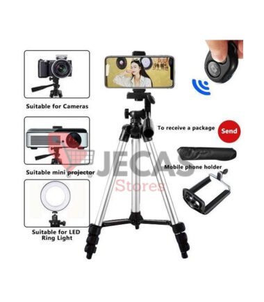 Lightweight Portable Tripod Stand With Remote Control