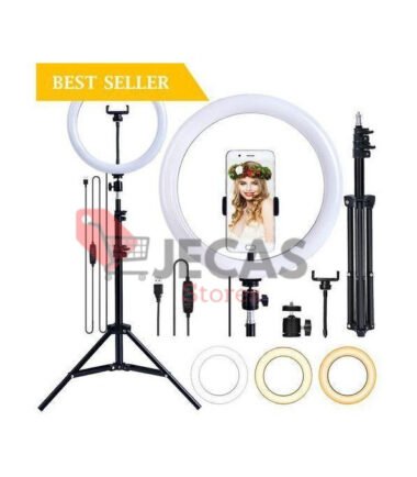 Big 10 Inches Automatic Led Ringlight With Stand And A Phone.