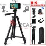 Metal Tripod SET+ Remote Control+ Lens Selfie Stick Camera Live Streaming Stand