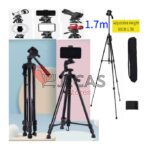 Heavy Tripods 1.7M Camera Phone Tripods Holder DSLR Selfie Sticks Live Streaming Stand With Spirit Level